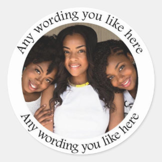 Autocollants de photos pour fête d'anniversaire 