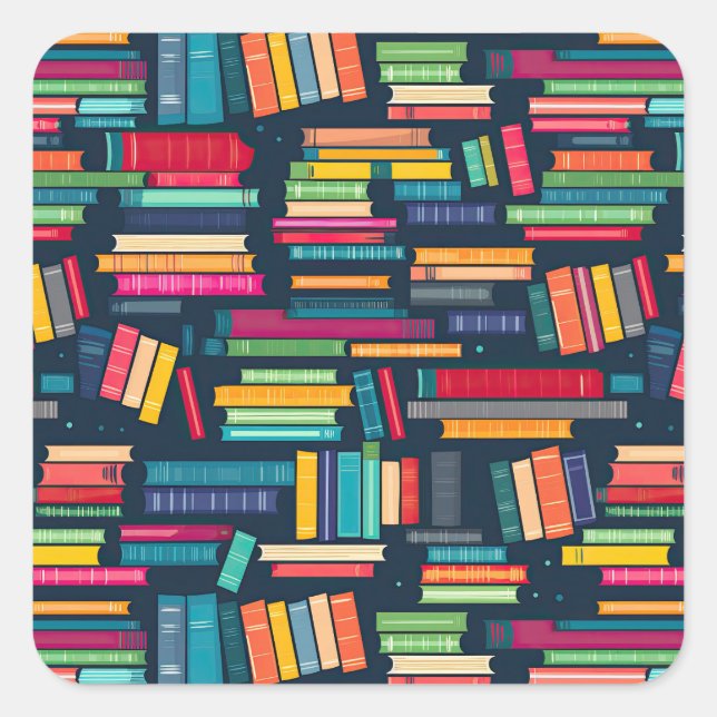 Autocollants de piles de livres (Devant)