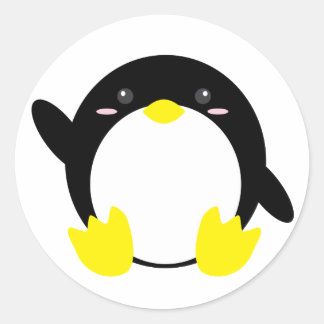 Autocollants de pingouin adorables