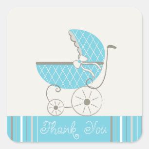 Autocollants de poussette de baby shower