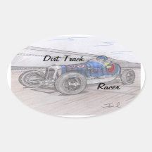Autocollants de RACER DE LA PISTE (4)