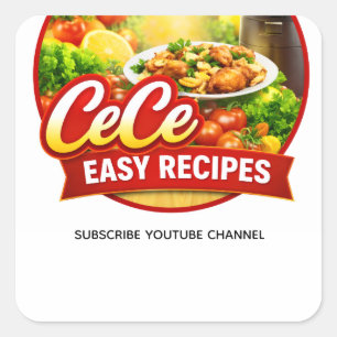 Autocollants de recettes faciles Cece