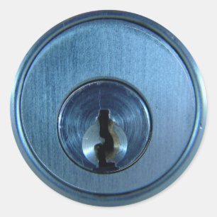 Autocollants de serrure en métal