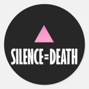 Autocollants de silence = de mort