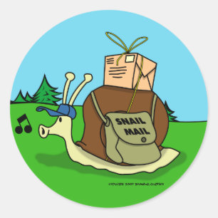 Autocollants de snail mail