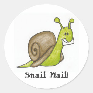 Autocollants de snail mail