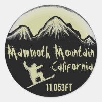 Autocollants de snowboard de la Californie de Mamm