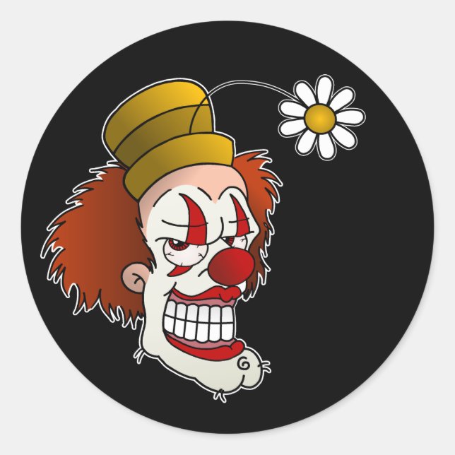 Autocollants de sourire de clown (Devant)
