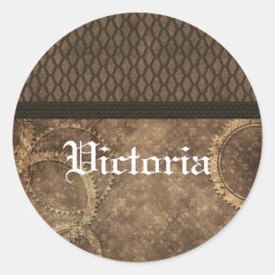 Autocollants de Steampunk de vitesse en métal,