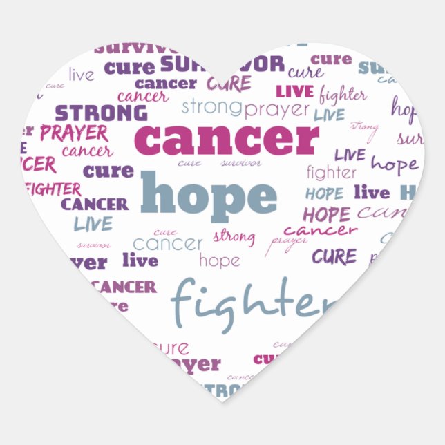 Autocollants de survivant du cancer (Devant)