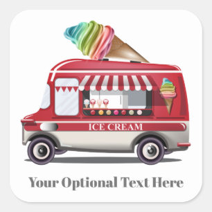 Autocollants de texte personnalisés pour camion à 