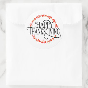 Autocollants de Thanksgiving