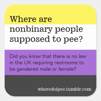 Autocollants de toilettes publiques