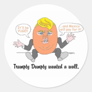 Autocollants de Trumpty Dumpty