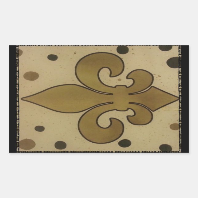 autocollants de tuiles de fleur de lis assortis po (Devant)