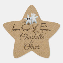 Autocollants de typographie d'amour d'étoile de me