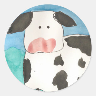 Autocollants de vache
