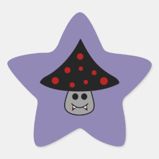 Autocollants de vampire champignon