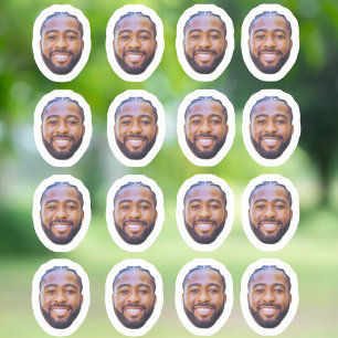 Autocollants de visage personnalisés, Photo