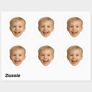 Autocollants de visage personnalisés Photo de visa