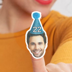 Autocollants de visage personnalisés Photo de visa