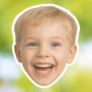 Autocollants de visage personnalisés Photo de visa