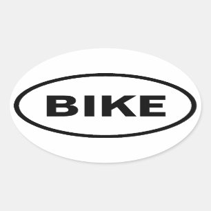 Autocollants de voiture Vélo ovale