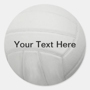 Autocollants de volley-ball personnalisés