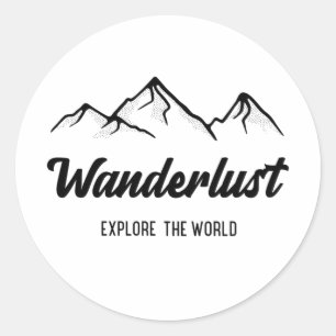 Autocollants de Wanderlust autour