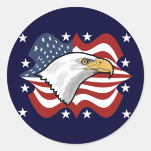 Autocollants d'Eagle d'Américain