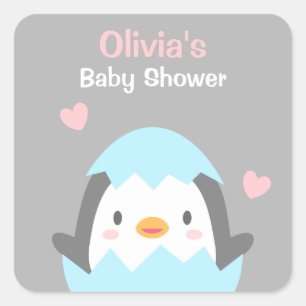 Autocollants décoratifs pour cadeaux de baby showe