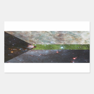 Autocollants démonétiques du drapeau nébuleux