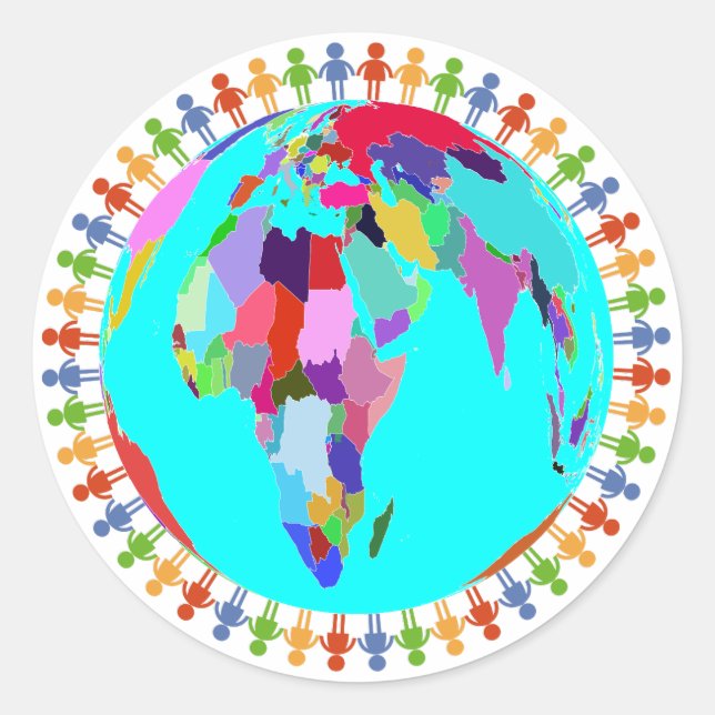 Autocollants des gens de la Terre (Devant)