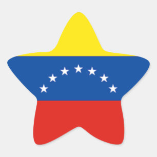 Autocollants d'étoile de drapeau du Venezuela