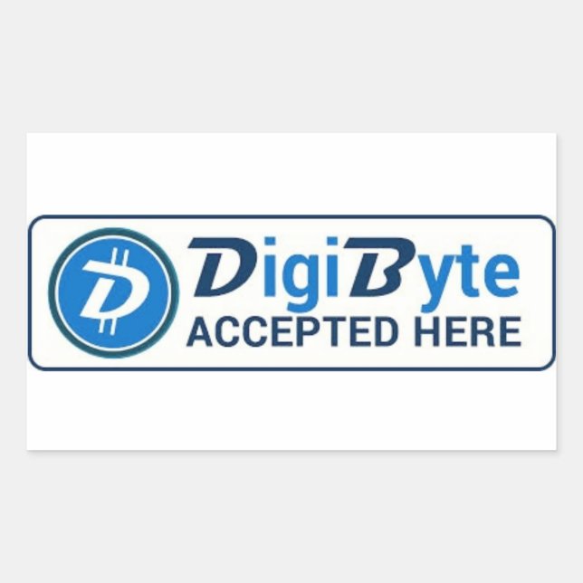 Autocollants digibyte (Devant)