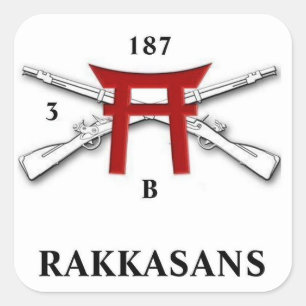 Autocollants d'infanterie de milliard de B Co 3ème