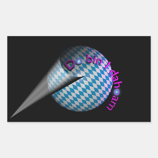 autocollants "Do bin I dahoam" (Devant)