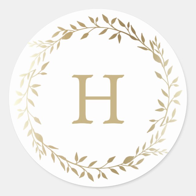 Autocollants d'or de vacances de la guirlande | (Devant)