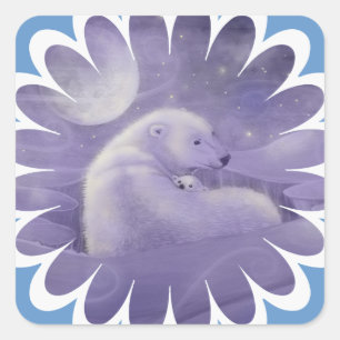 Autocollants d'ours polaire
