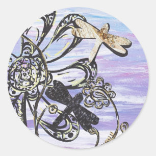 Autocollants Dragonfly Sky