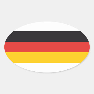 Autocollants drapeau Allemagne x20 drapeau ovale a