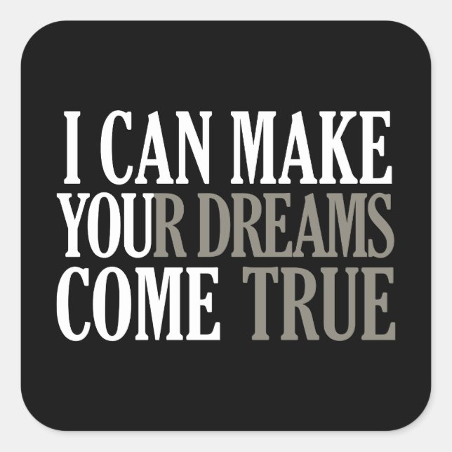 Autocollants Dream Maker (Devant)