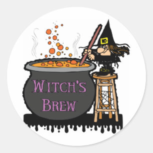 Autocollants du Brew de la sorcière/joints