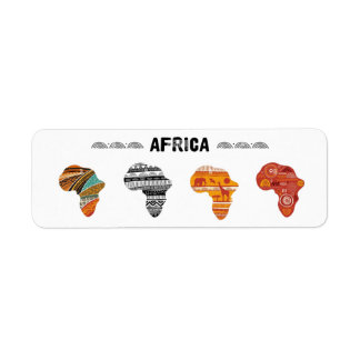 Autocollants du continent africain