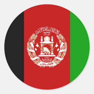 autocollants du drapeau afghan