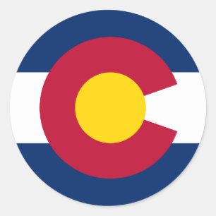 Autocollants du drapeau du Colorado