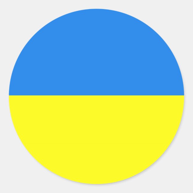 autocollants du drapeau ukrainien (Devant)