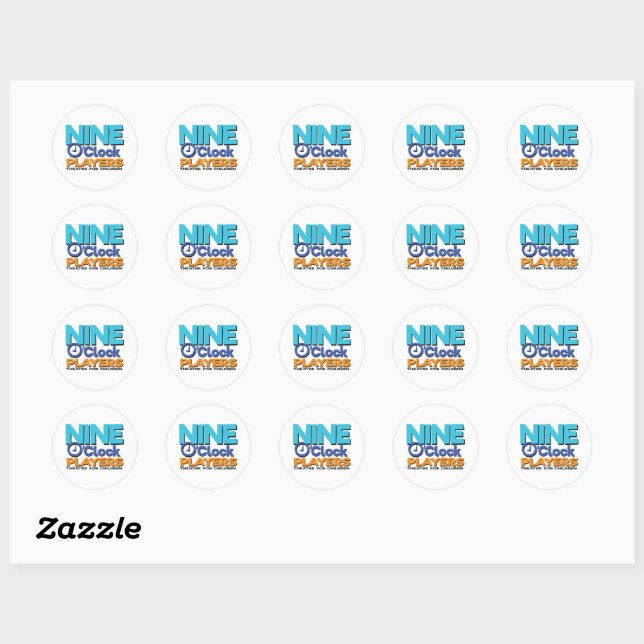 Autocollants du logo couleur NOP (Feuille)
