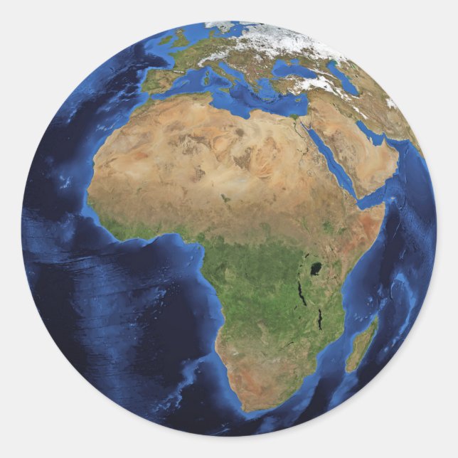 Autocollants Earth globe Africa (Devant)