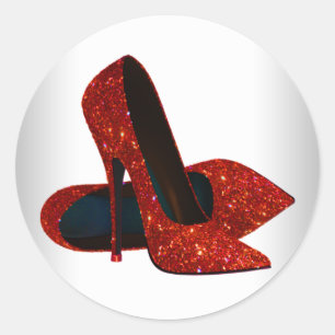 Autocollants élégants de chaussures à talons hauts